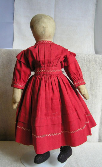19th C Pennsylvania Cloth Doll