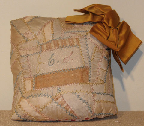 Late 19th C Quilted Pin Cushion